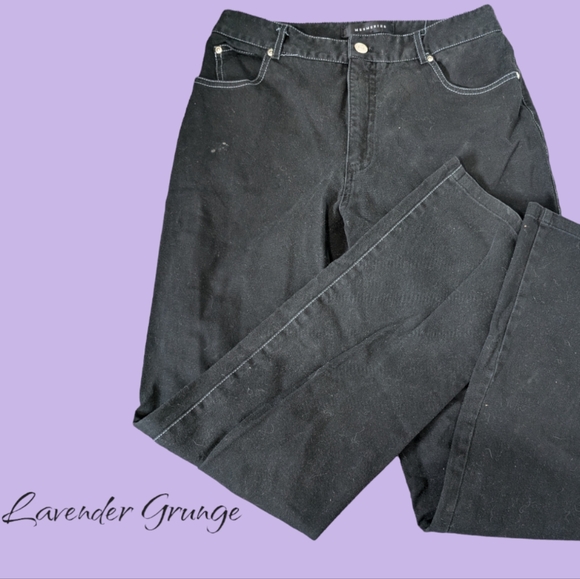 Black Boyfriend Jeans - US 8 - Picture 1 of 7